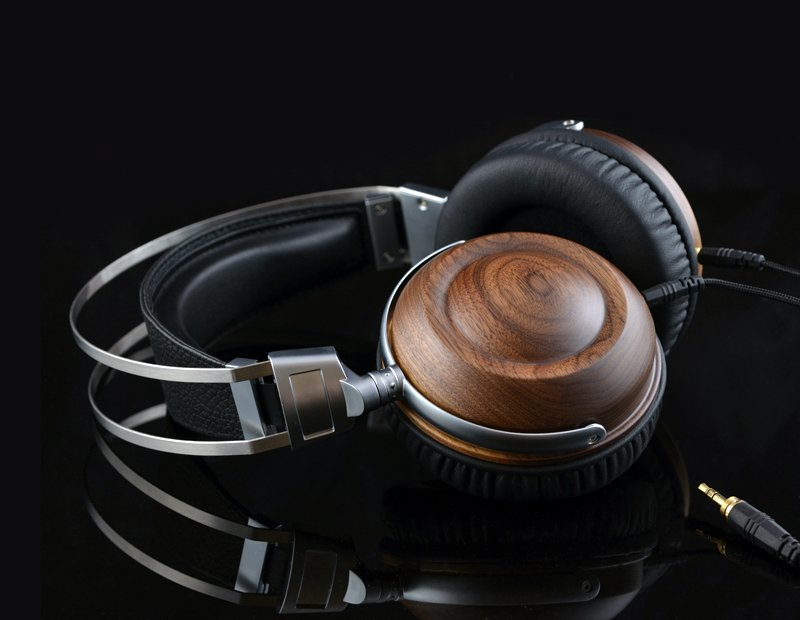 DIY 50mm Wood HIFI Headphones - SOLONY
