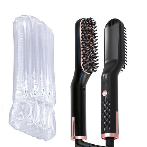 2.0 Hair Straightener Brush Anti Static Ceramic - SOLONY