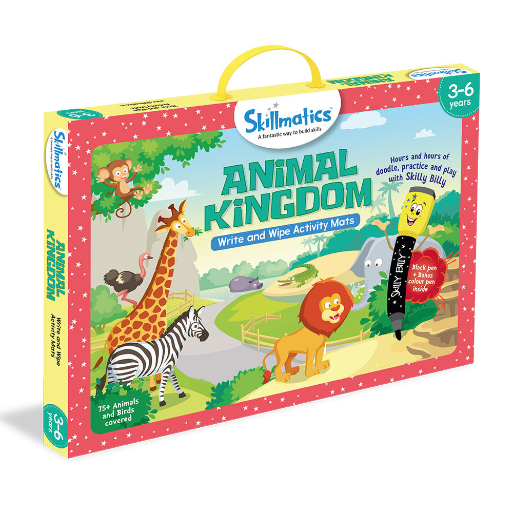 Skillmatics Animal Kingdom - Kids Learn About Over 75 Amazing Animals - SOLONY