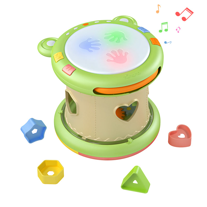 Baby Hand Drum Six Sided Box Musical Instrument - SHOPSOLONY