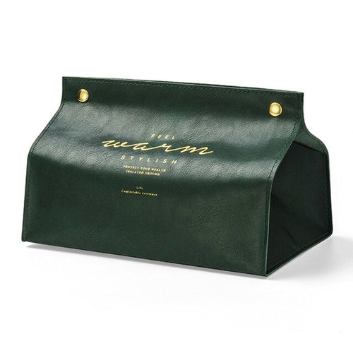 Leather Tissue Box Case - SHOPSOLONY
