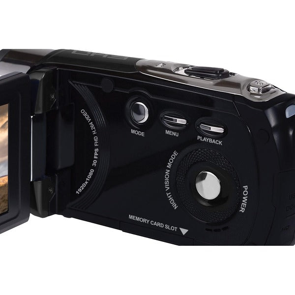 Minolta Mn90nv Full Hd 1080p Ir Night Vision Camcorder (black) - SHOPSOLONY