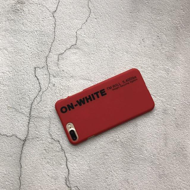 ON-WHITE Matte Hard Phone Case - SOLONY