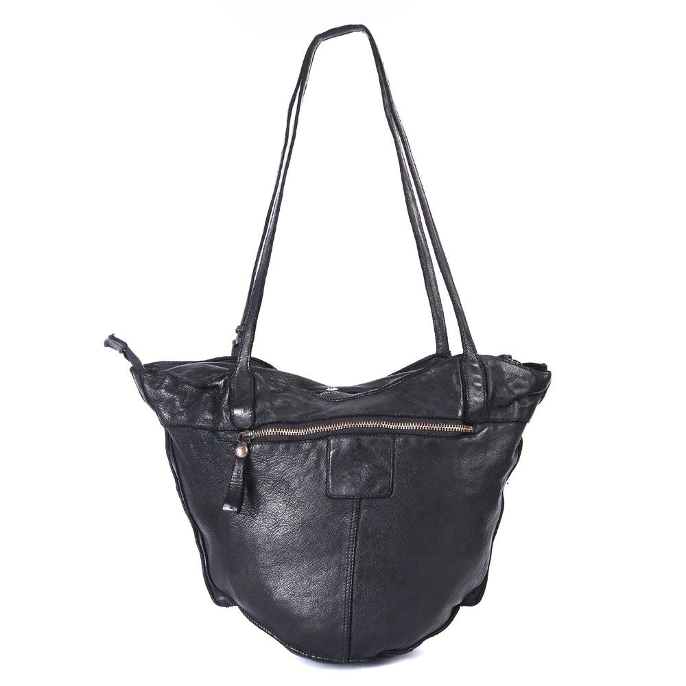 Leather Handbag - Bluebell - SHOPSOLONY