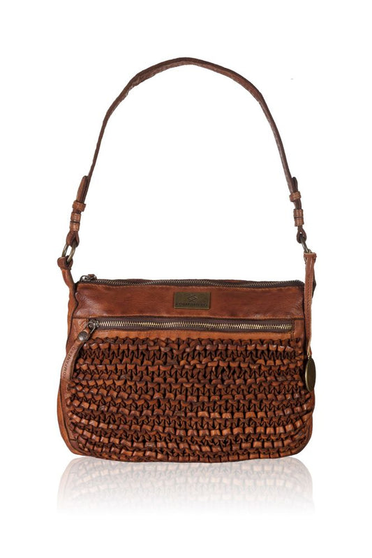 Leather handbag with Crossbody Sling - Rianna - SHOPSOLONY