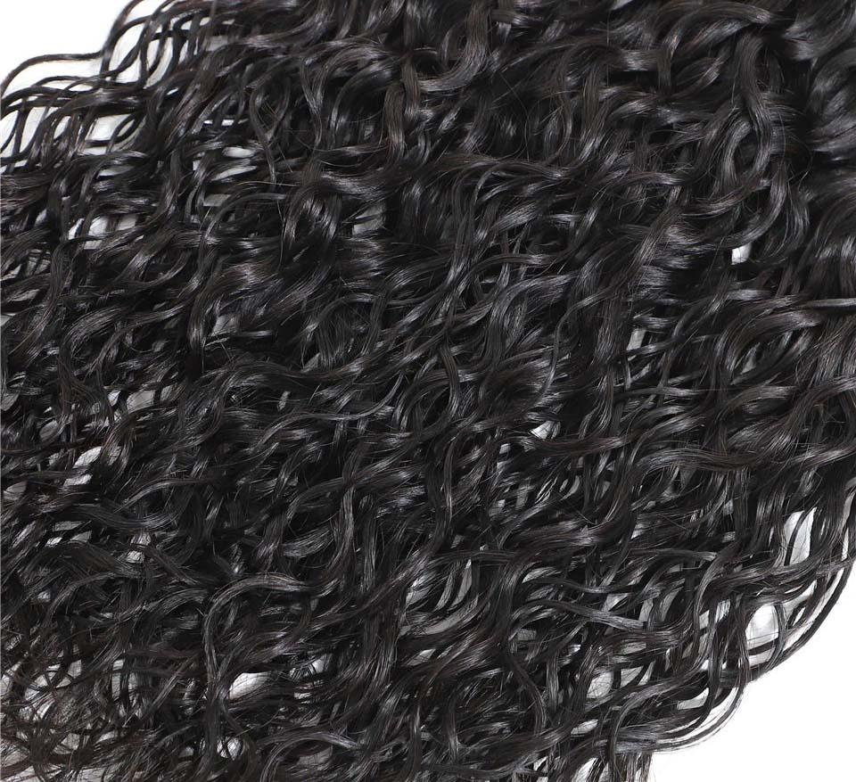 10A Grade 3/4 Water Wave Brazilian Human Hair - SHOPSOLONY