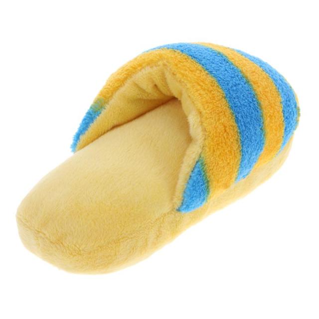 Pet Toys Squeaker Plush Slipper Shaped Puppy Dog Sound Chew Play Toys for Dog Cats Funny Dog Products - SHOPSOLONY