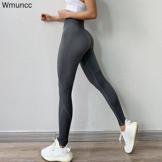 Fitness High Waist Legging Tummy Control Seamless Energy Gymwear Workout Running Activewear Yoga Pant Hip Lifting Trainning Wear - SHOPSOLONY