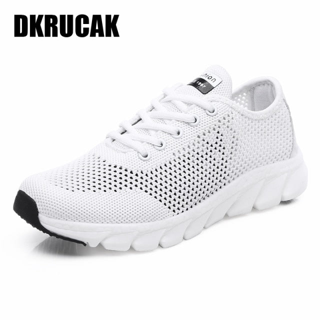 New Mesh Women Sneakers Breathable Flat Shoes Women Lightweight Sports Shoes Non-slip Running Footwear Zapatillas Mujer Casual - SHOPSOLONY