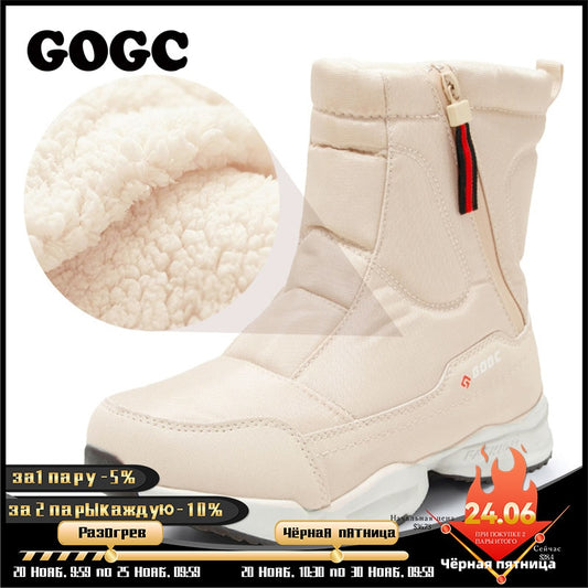 GOGC women boots Women's Winter Boots Shoes woman snow boots Women's Boots Winter Boots for Women Winter Shoes ankle boots G9906 - SHOPSOLONY