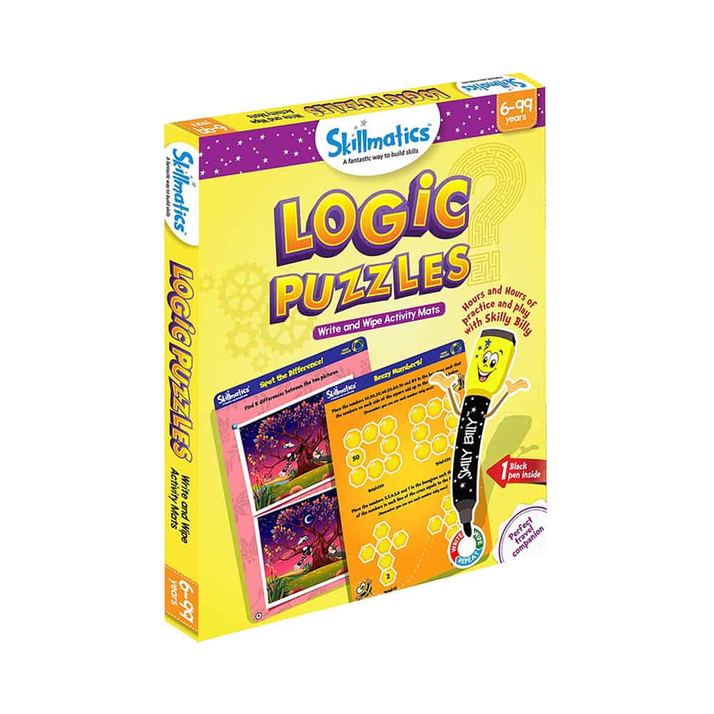 Skillmatics Logic Puzzle - Build Logic & Problem Solving Skills In - SOLONY